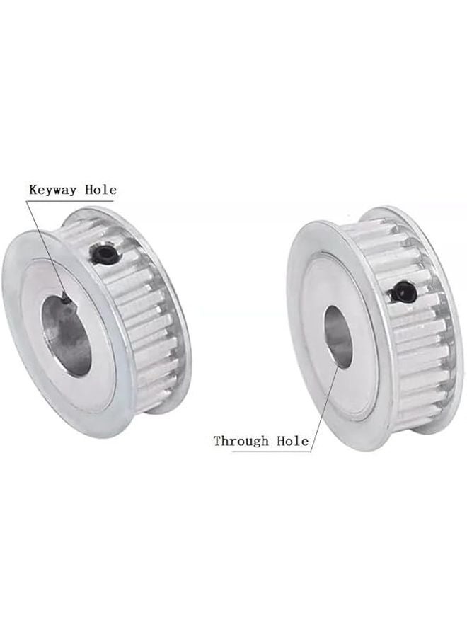 Zyaobei XL Timing Pulley 30 Teeth 8mm Bore Synchronous Wheel For 10mm Belt - Image 2